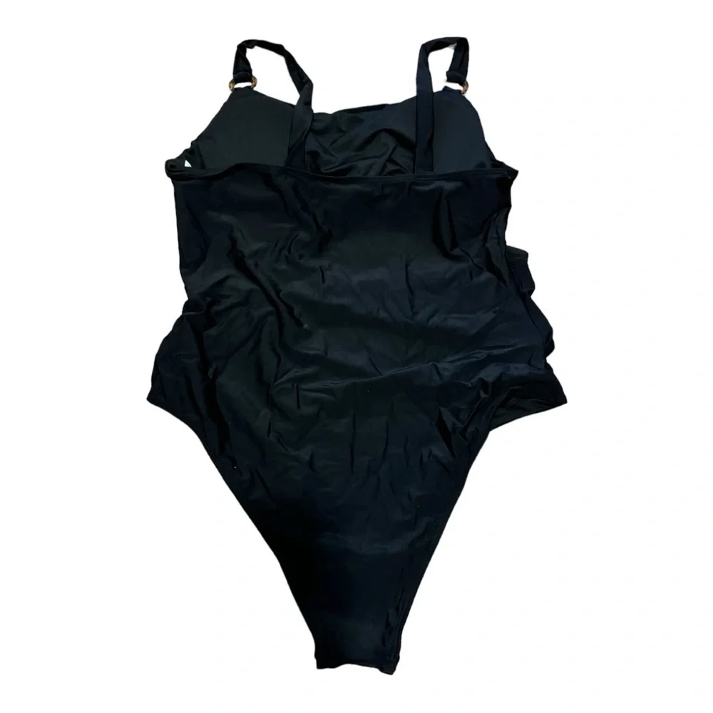 NWOT black monokini leopard rings - size XL - Picture 7 of 9